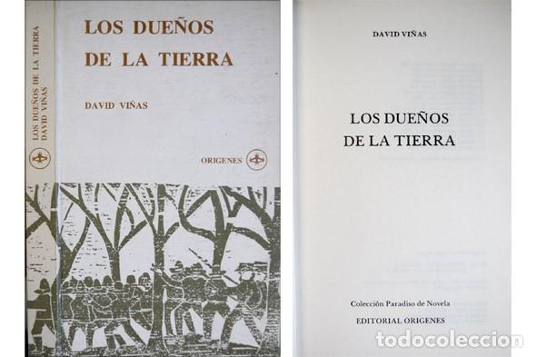 Libros de segunda mano: VI&Ntilde;AS, David.  Los Due&ntilde;os de la Tierra. Novela.  1978. - Foto 1