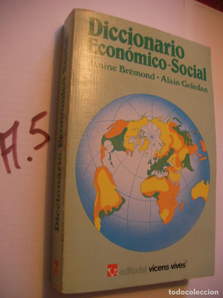 Libros de segunda mano: DICCIONARIO ECONOMICO SOCIAL - Foto 1
