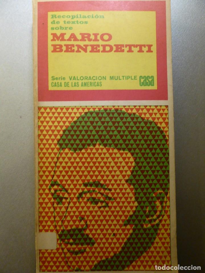 Libros de segunda mano: RECOPILACI&Oacute;N DE TEXTOS SOBRE MARIO BENEDETTI - Foto 1
