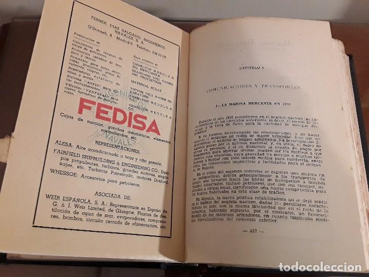 Libros de segunda mano: ANUARIO MAR&Iacute;TIMO ESPA&Ntilde;OL A&Ntilde;OS 1960- 61 - Foto 7