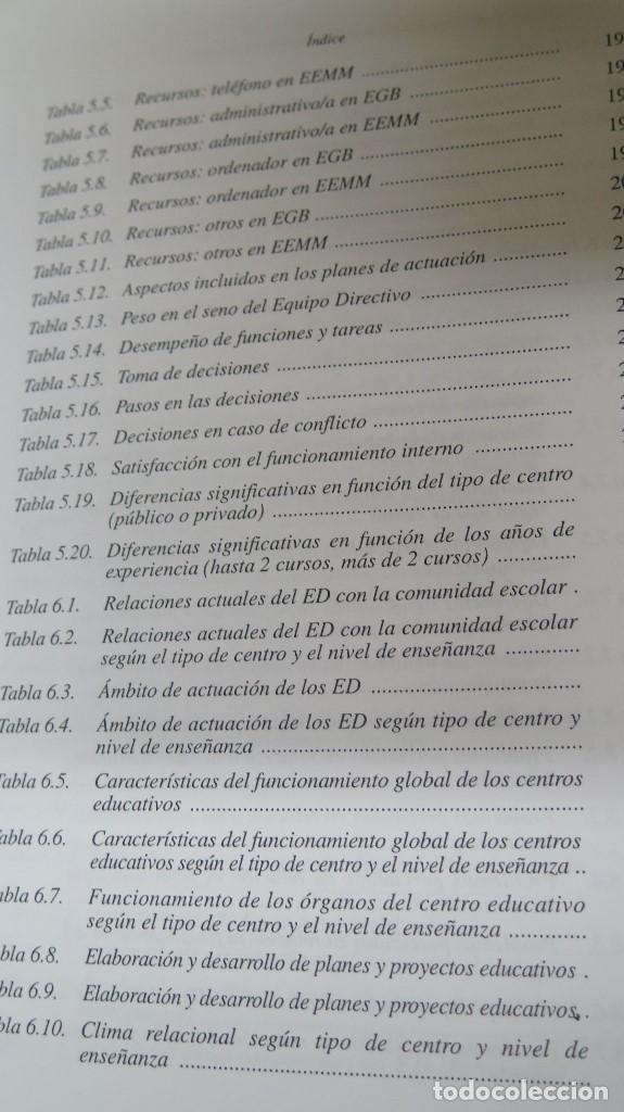 Libros de segunda mano: LOS EQUIPOS DIRECTIVOS DE LOS CENTROS DOCENTES. VV.AA - Foto 8