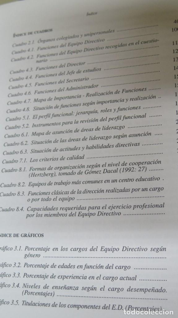 Libros de segunda mano: LOS EQUIPOS DIRECTIVOS DE LOS CENTROS DOCENTES. VV.AA - Foto 10