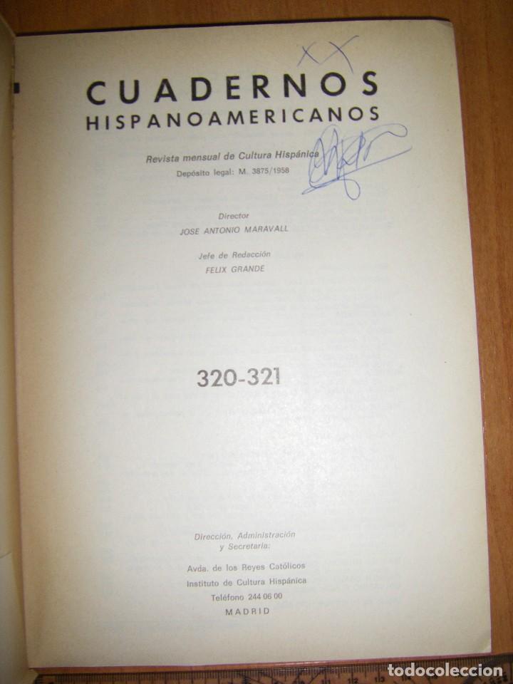 Libros de segunda mano: Cuadernos Hispanoamericanos. 320-321 Marzo 1977 - Foto 7