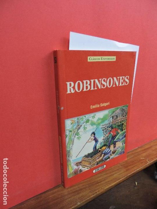 Libros de segunda mano: Robinsones. SALGARI, Emilio. Ed. Servilibro. Madrid 1999 - Foto 1