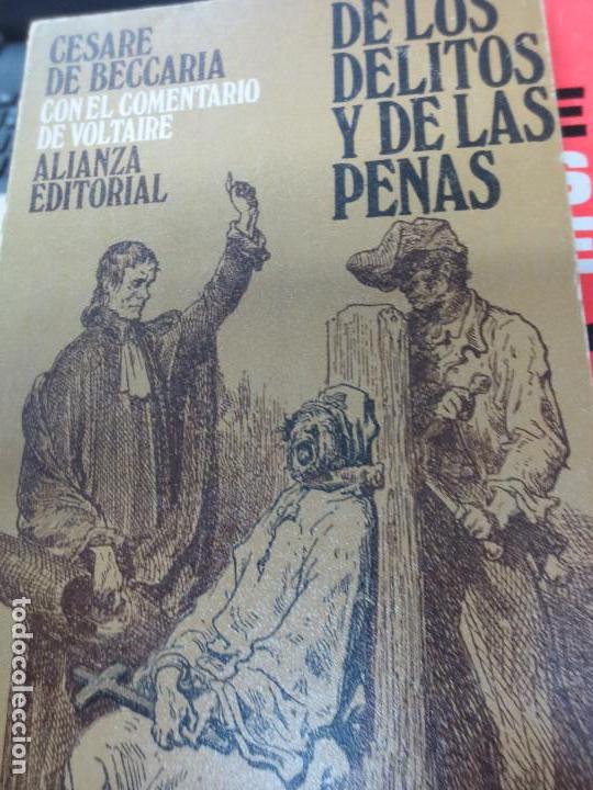 Libros de segunda mano: DE LOS DELITOS Y DE LAS PENAS VV.AA EDIT ALIANZA A&Ntilde;O 1968 - Foto 1