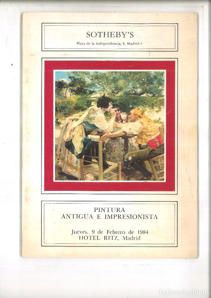 Libri di seconda mano: CAT&Aacute;LOGO SOTHEBY'S. PINTURA ANTIGUA E IMPRESIONISTA.