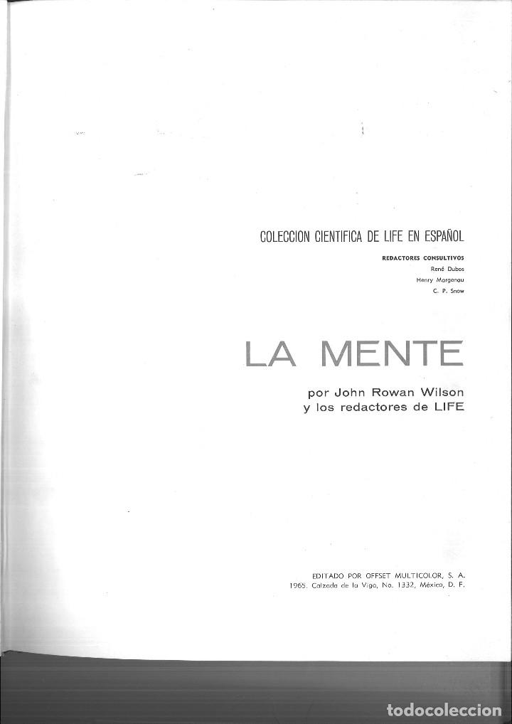 Libros de segunda mano: LA MENTE. John Rowan Wilson - Foto 2