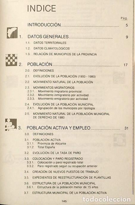 Libros de segunda mano: Alicante 1980 &ndash; Datos y series estad&iacute;sticas - Foto 2