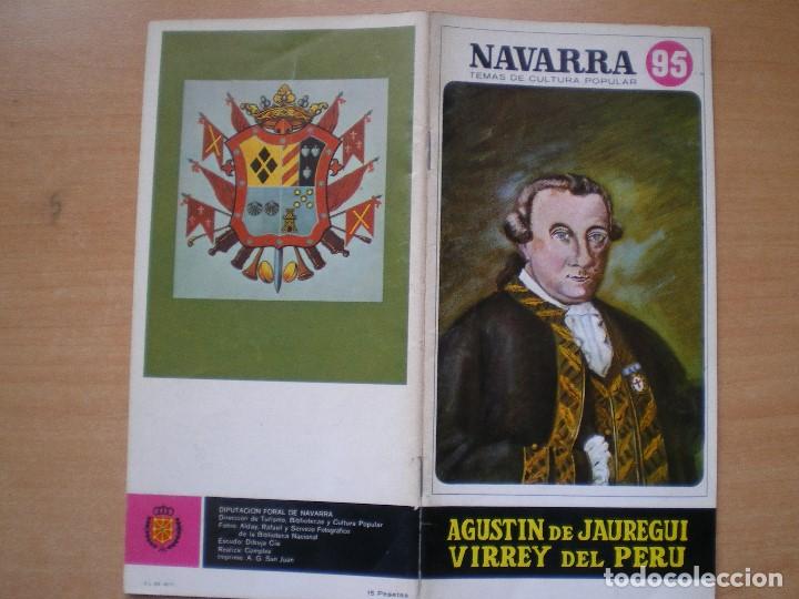 Libros de segunda mano: NAVARRA. TEMAS DE CULTURA POPULAR 95. AGUST&Iacute;N DE JA&Uacute;REGUI, VIRREY DEL PER&Uacute;. EULOGIO ZUDAIRE.