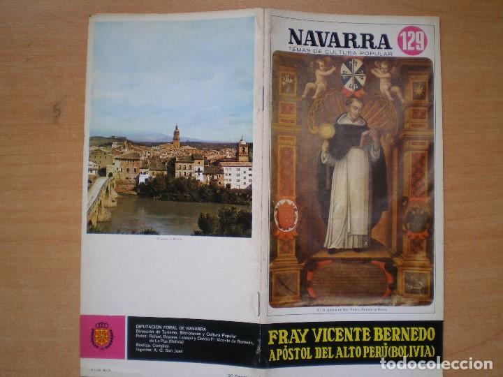 Livres d'occasion: NAVARRA. TEMAS DE CULTURA POPULAR 129. FRAY VICENTE BERNEDO AP&Oacute;STOL DEL ALTO PER&Uacute; (BOLIVIA).