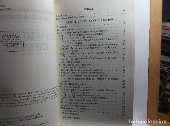 Libros de segunda mano: CONSTITUCION ESPA&Ntilde;OLA - 2003. - Foto 2