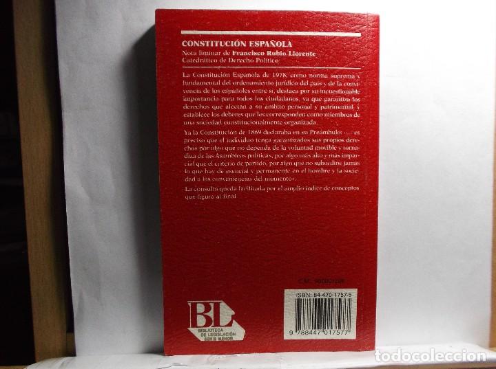 Libros de segunda mano: CONSTITUCION ESPA&Ntilde;OLA - 2003. - Foto 3