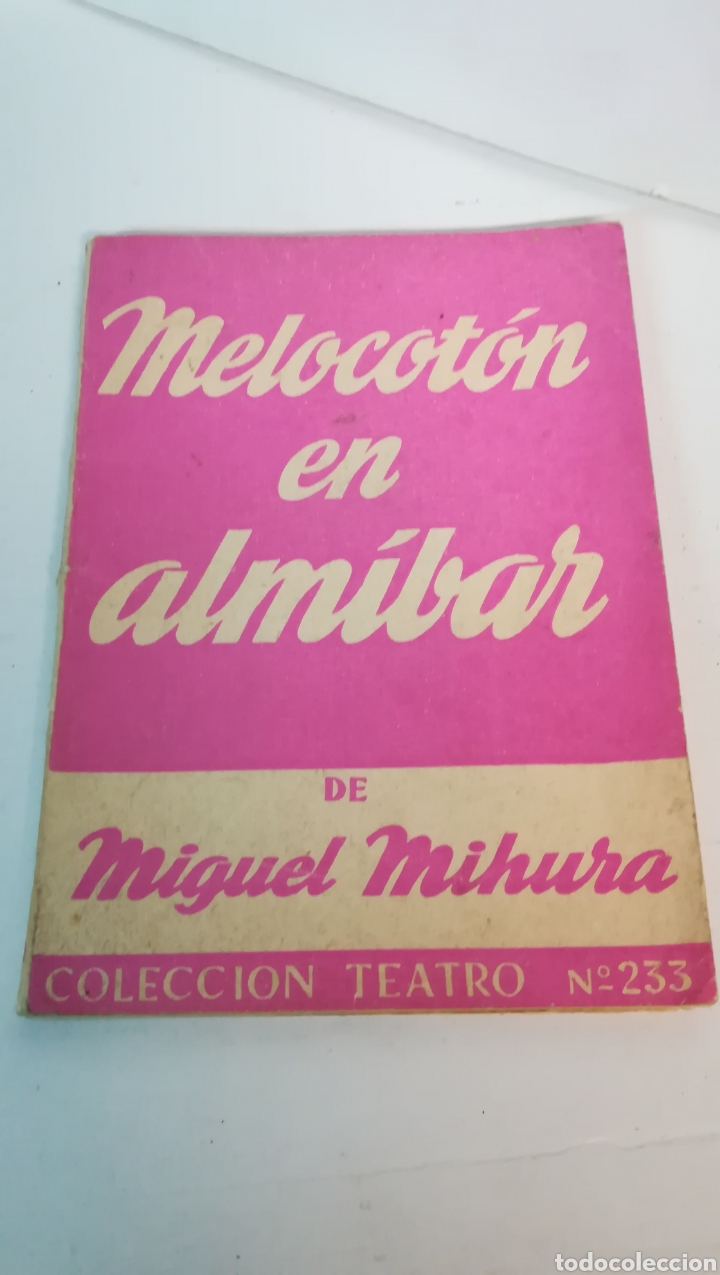 Libros de segunda mano: Melocot&oacute;n en alm&iacute;bar, de Miguel de Miura - Foto 1
