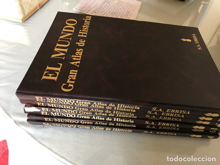 Libri di seconda mano: El mundo gran atlas de Historia. Ebrisa . Ocho,tomos