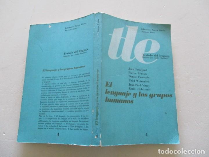 Libros de segunda mano: VV. AA. El lenguaje y los grupos humanos. RC286. - Foto 1