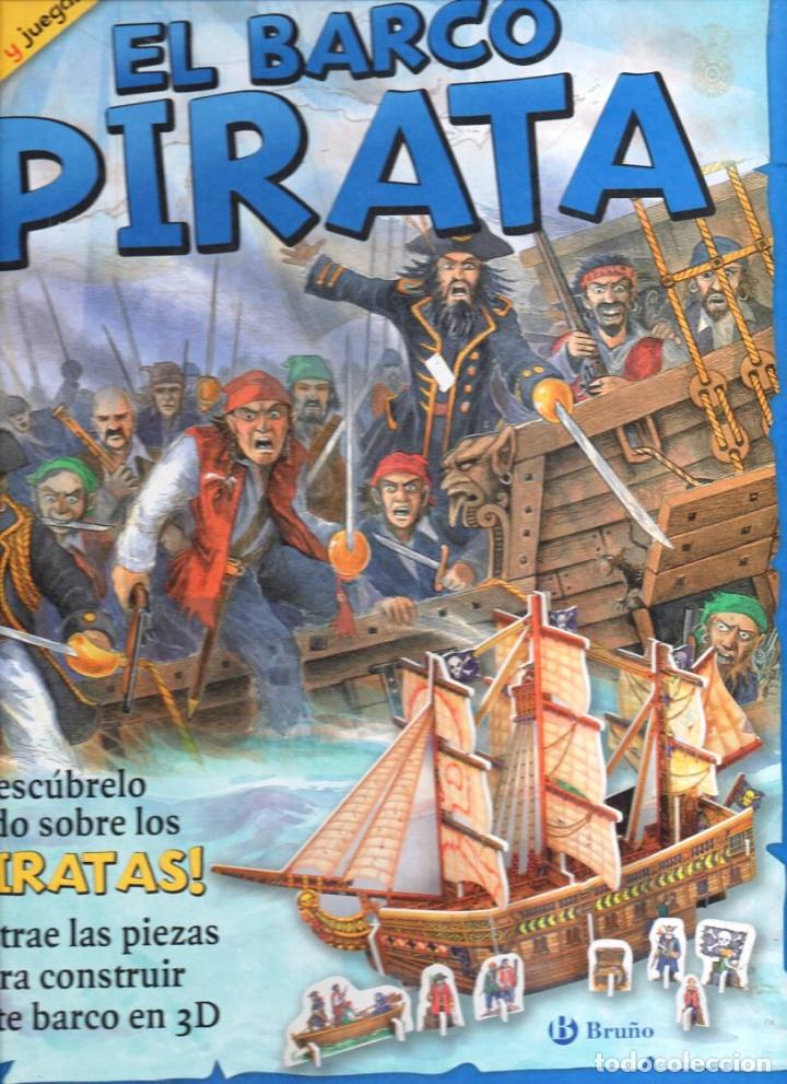Libros de segunda mano: EL BARCO PIRATA PARA CONSTRUIR EL BARCO EN 3D (BRU&Ntilde;O, 2012) - Foto 1