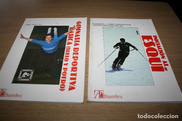 Libros de segunda mano: Dos gu&iacute;as deportivas de 1989 - iniciaci&oacute;n al esqu&iacute; y gimnasia deportiva b&aacute;sica - deporte y sociedad
