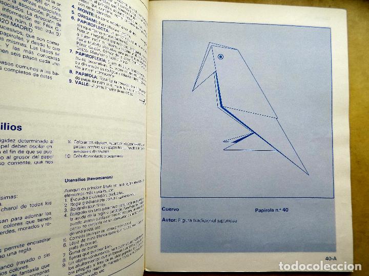 Libros de segunda mano: FIGURAS DE PAPEL. PAPIROFLEXIA. EDITORIAL SENA. - Foto 2