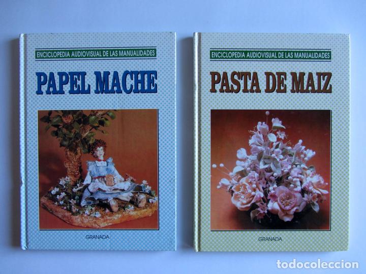 Libri di seconda mano: Enciclopedia audiovisual de las manualidaades. 2 tomos: Papel Mach&eacute; y Pasta de maiz. Ilustrado paso