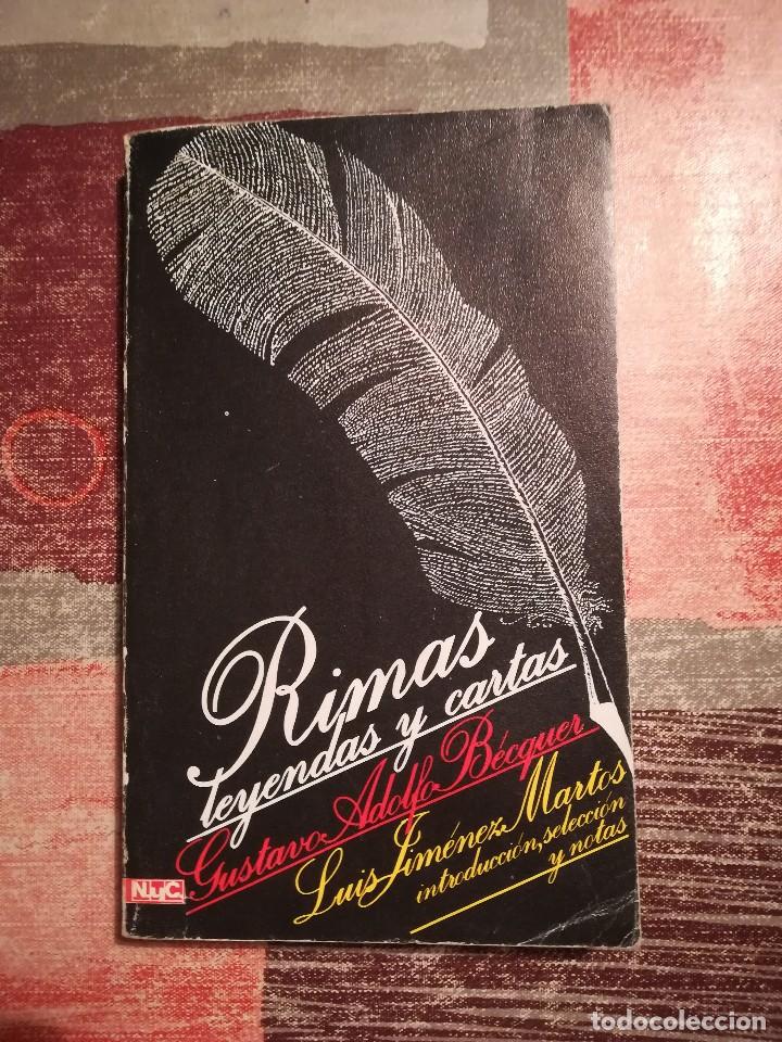 Libros de segunda mano: Rimas, leyendas y cartas - Gustavo Adolfo B&eacute;cquer - Foto 1