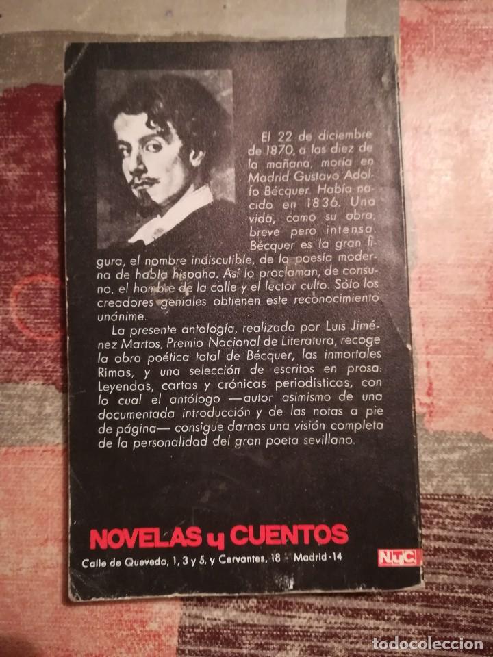 Libros de segunda mano: Rimas, leyendas y cartas - Gustavo Adolfo B&eacute;cquer - Foto 2