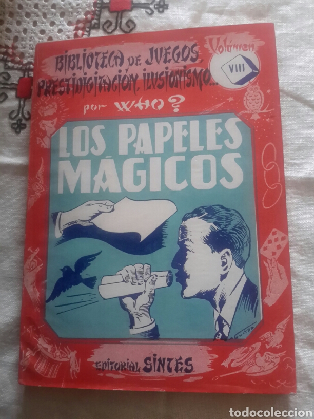 Libros de segunda mano: Los papeles m&aacute;gicos, antiguo libro de magia de 1953 - Foto 1