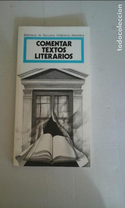 Libros de segunda mano: Comentar textos literarios. - Foto 1