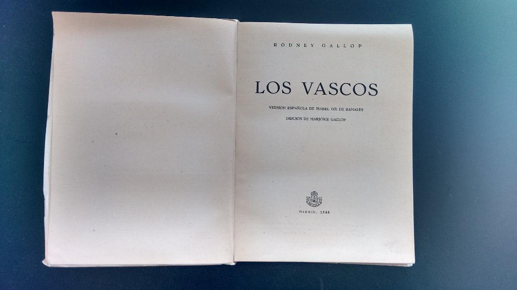 Libros de segunda mano: LOS VASCOS. RODNEY GALLOP. EDICIONES CASTILLA, 1948. - Foto 5
