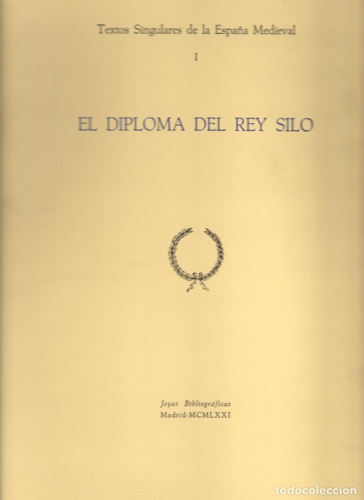 Libros de segunda mano: EL DIPLOMA DEL REY SILO - Foto 1