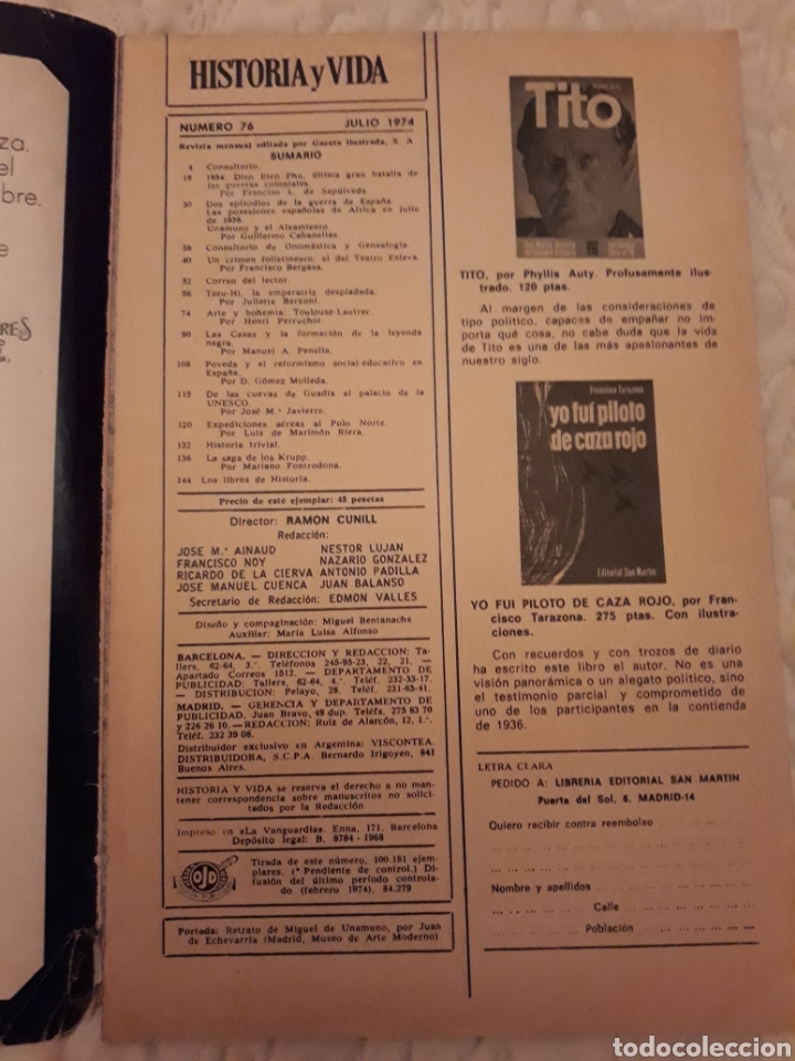 Libros de segunda mano: Revista Historia Y Vida - Foto 2