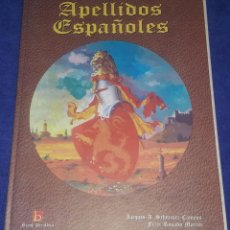 Libros de segunda mano: ARMORIAL DE APELLIDOS ESPAÑOLES - HERÁLDICA - BRAND EDITORIAL (2000)