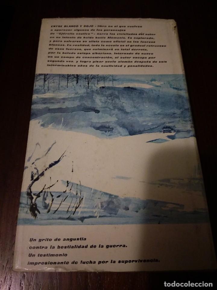 Libros de segunda mano: Entre blanco y rojo. Edwin Erich Dwinger - Foto 2