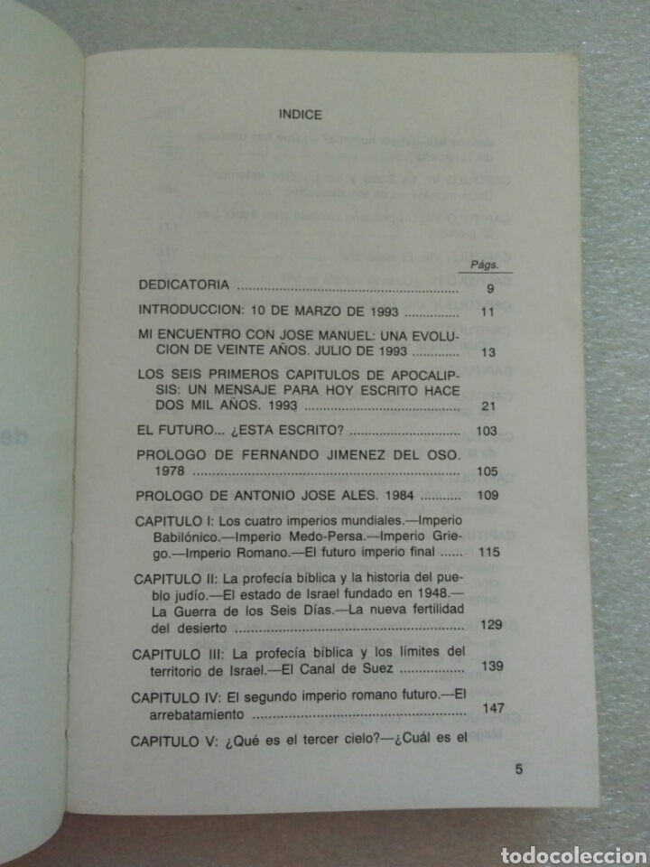 Libros de segunda mano: El apocalipsis que viene. Miguel Hernan. Editorial Ciencia 3 - Foto 3