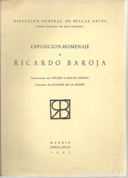 Libros de segunda mano: EXPOSICION-HOMENAJE A RICARDO BAROJA. - CATALOGO. - Foto 1