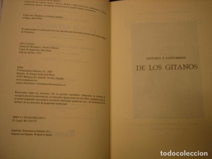 Libros de segunda mano: Historia y costumbres de los gitanos. Facs&iacute;mil de 1915 - Foto 5