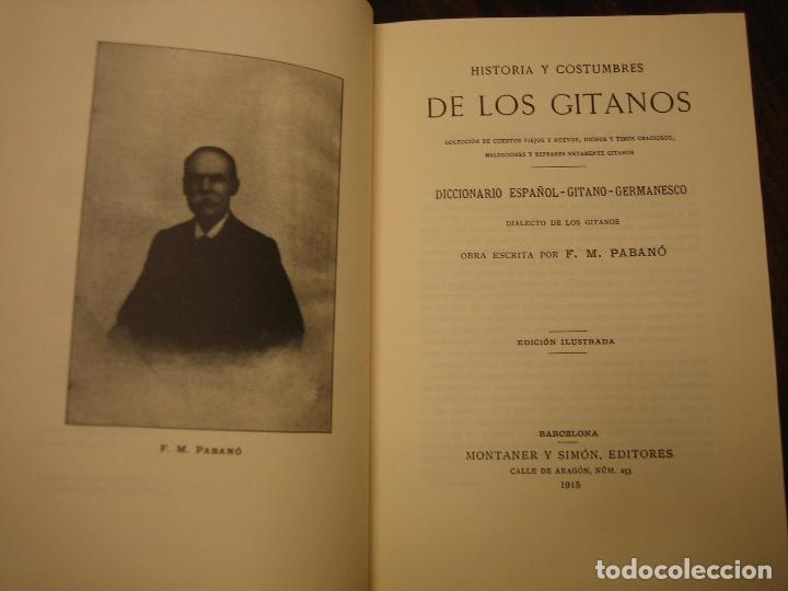 Libros de segunda mano: Historia y costumbres de los gitanos. Facs&iacute;mil de 1915 - Foto 7