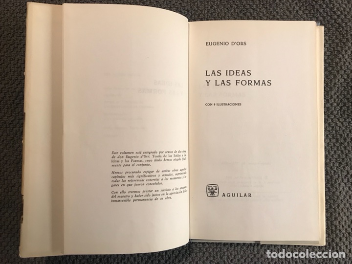 Libros de segunda mano: EUGENIO DORS. Las ideas y las formas (Mayo 1966) - Foto 2
