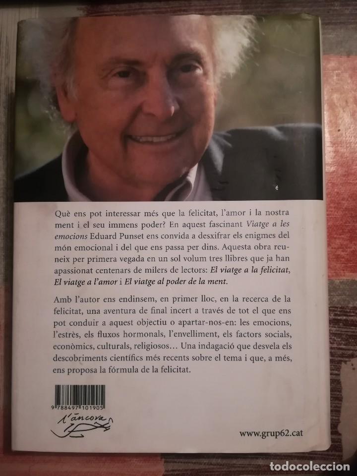 Libros de segunda mano: Viatge a les emocions - Eduard Punset - en catal&agrave; - Foto 2
