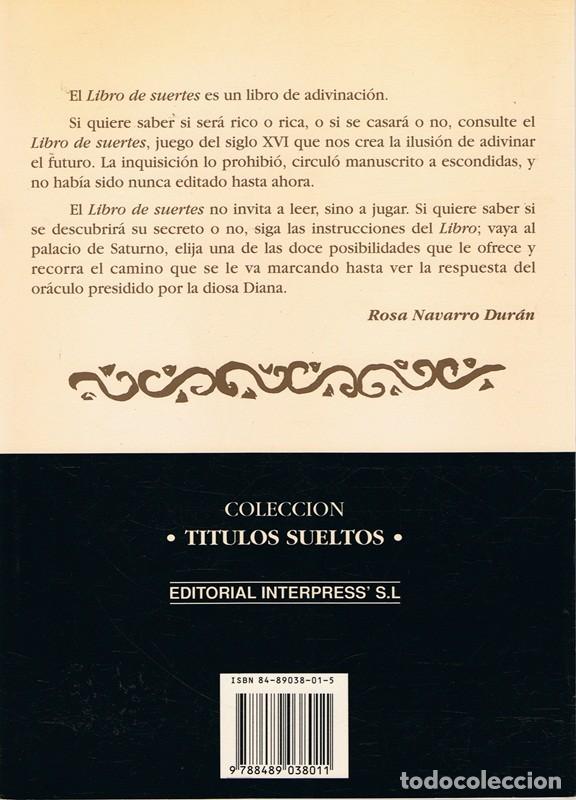 Libros de segunda mano: LIBRO DE SUERTES ANONIMO - Foto 2