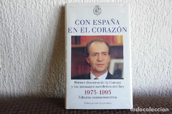 Libros de segunda mano: Con Espa&ntilde;a en el corazon. Circulo de lectores. Libro - Foto 1