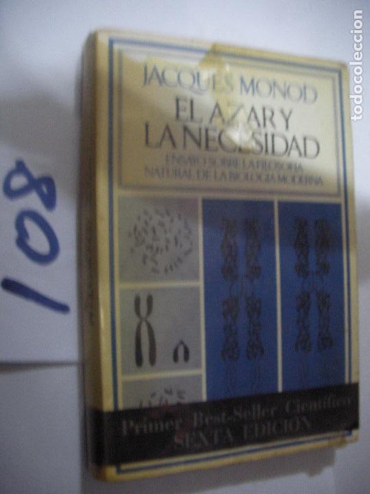 Libros de segunda mano: EL AZAR Y LA NECESIDAD - JACQUES MONOD - Foto 1