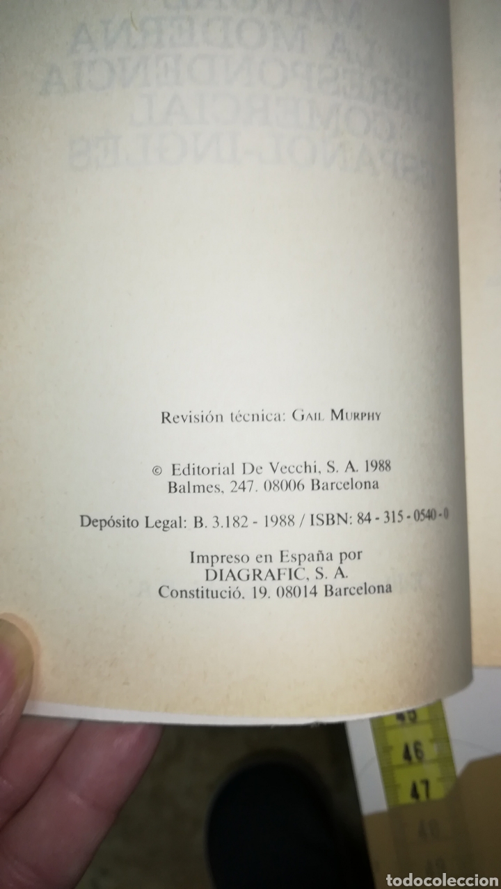 Libros de segunda mano: Manual de la moderna correspondencia comercial espa&ntilde;ol - ingles - Foto 2