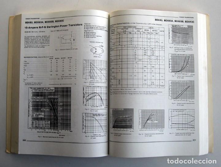 Libros de segunda mano: RCA. Solid State. Power Devices. Cat&aacute;logo de transistores y otras piezas. Ingl&eacute;s - Foto 3