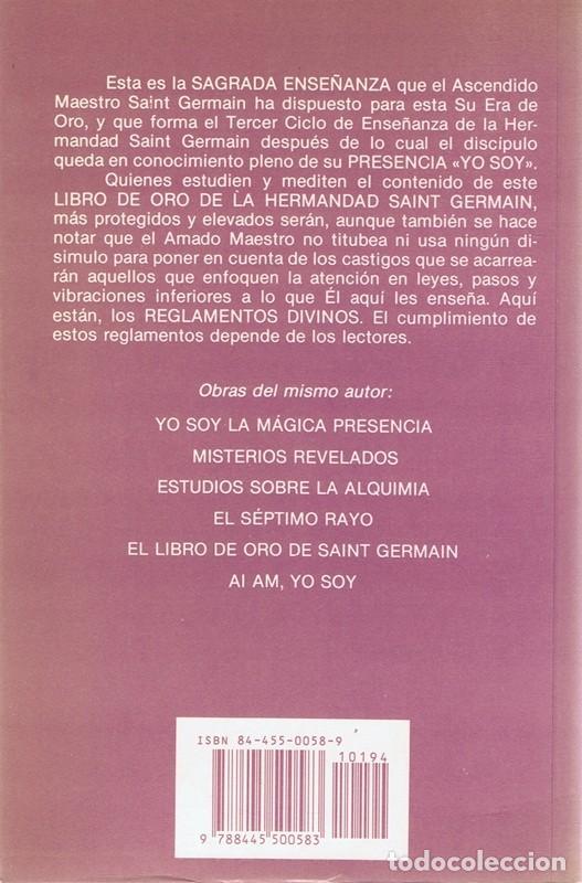 Libros de segunda mano: EL LIBRO DE ORO DE SAINT GERMAIN - Foto 3
