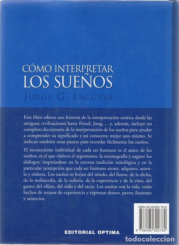 Libros de segunda mano: C&Oacute;MO INTERPRETAR LOS SUE&Ntilde;OS JORGE G. LACUEVA - Foto 2