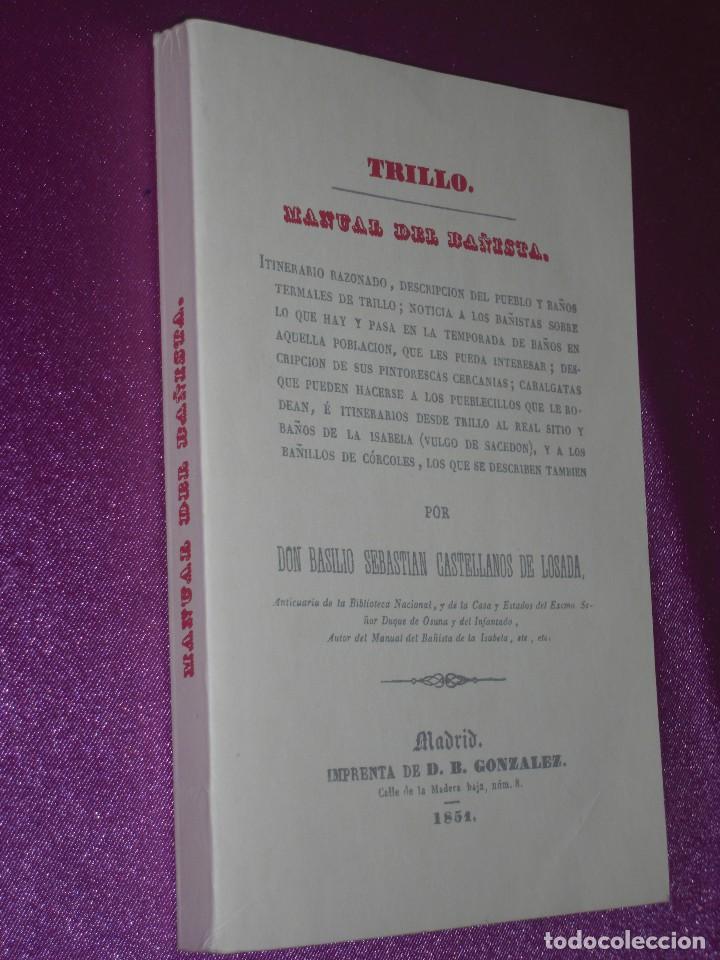 Libros de segunda mano: MANUAL DEL BA&Ntilde;ISTA TRILLO A&Ntilde;O 1851 FACSIMIL - Foto 2