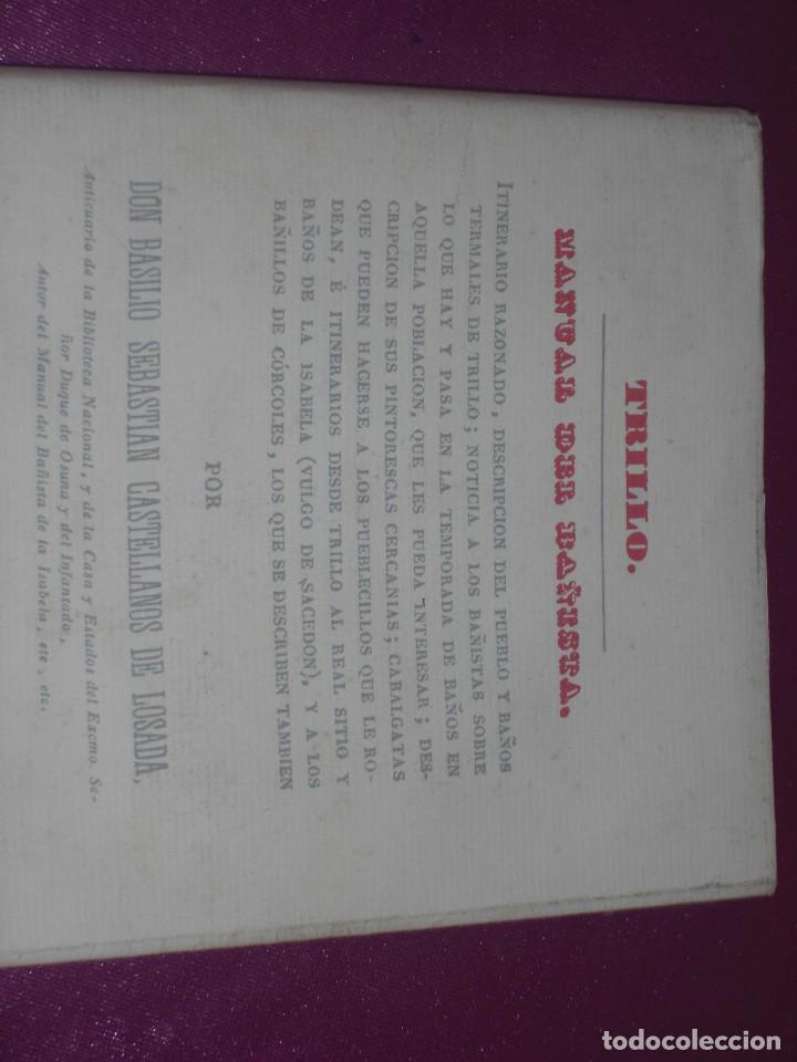 Libros de segunda mano: MANUAL DEL BA&Ntilde;ISTA TRILLO A&Ntilde;O 1851 FACSIMIL - Foto 5