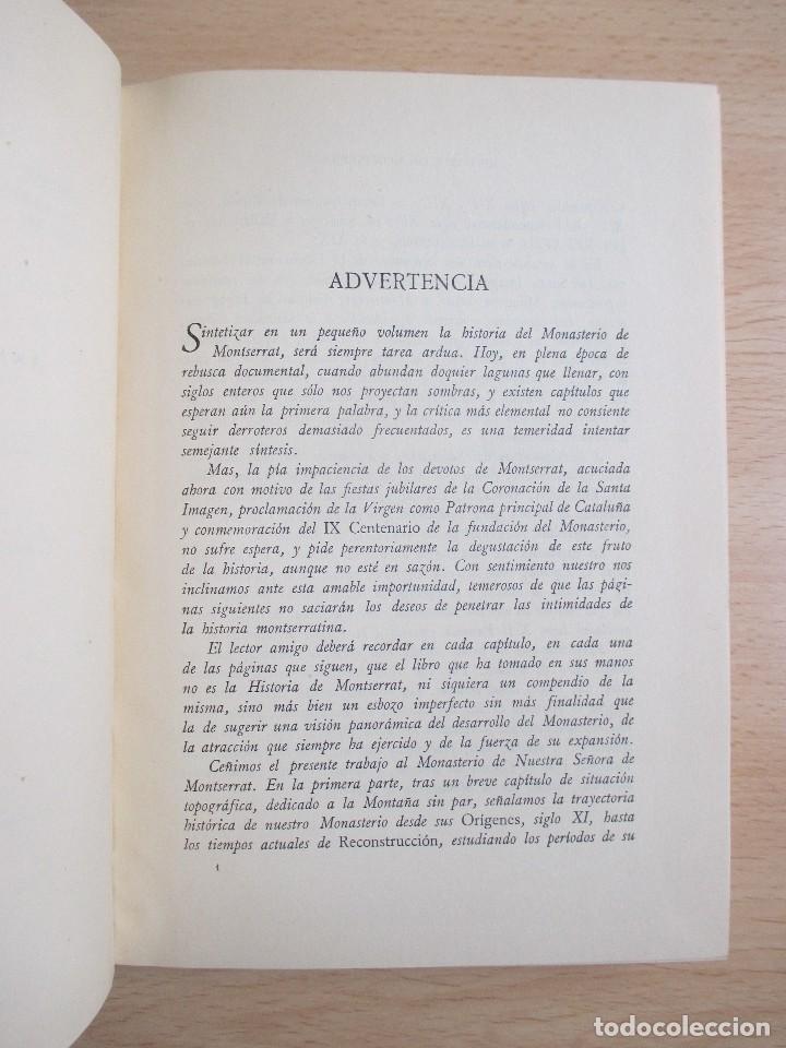 Libros de segunda mano: Historia de Montserrat, de Dom Anselmo M. Albareda - Foto 4