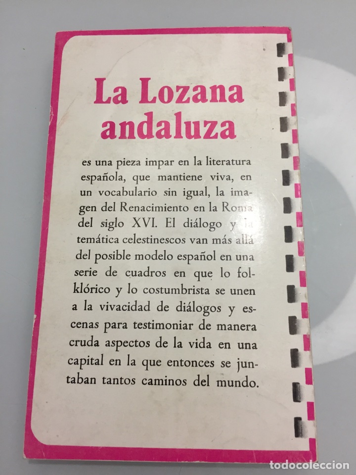 Libros de segunda mano: Libro La lozana andaluza. Francisco Delicado - Foto 2
