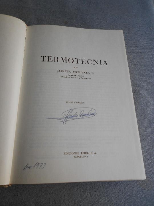 Libros de segunda mano: TERMOTECNIA - Foto 3